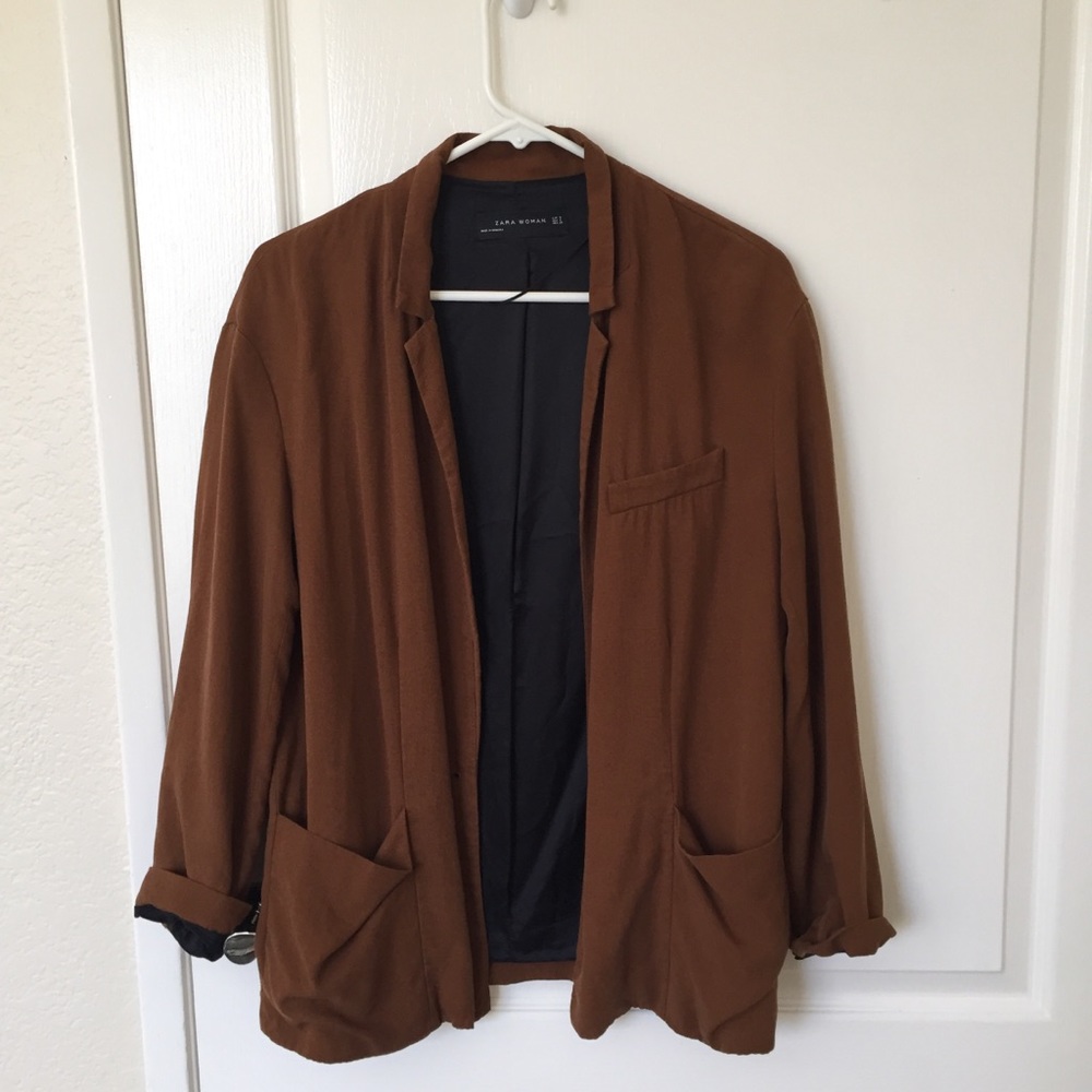 Zara brown blazer - Picture 4 of 7